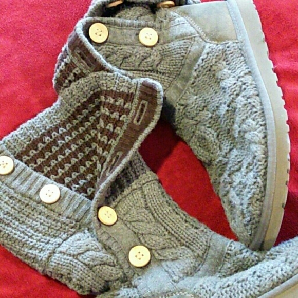 UGG Leland sweater knit boots