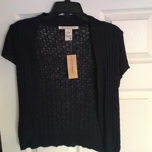 Brand new American Rag navy knit cardigan