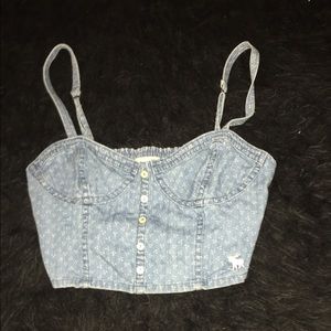 Abercrombie Jean tank top