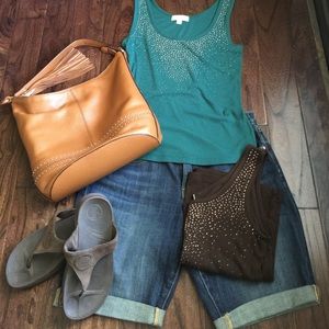 Calvin Klein brown tank tops