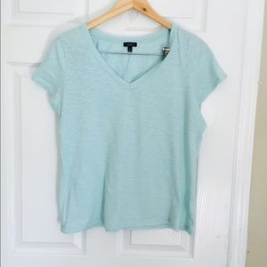 Talbots seafoam green t-shirt