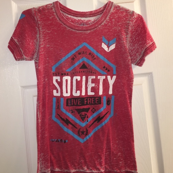 Buckle Society small red shirt! Close to new! - Picture 1 of 2