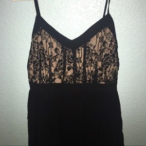 Forever 21 black lace dress