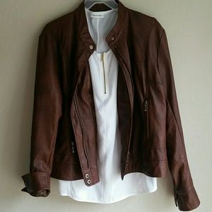 ❌SOLD Faux Leather Jacket