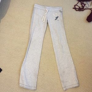 grey Abercrombie sweat pants