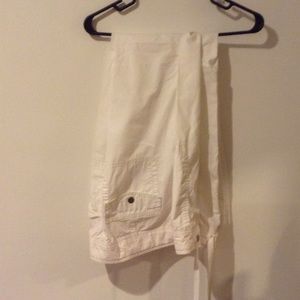 Converse white cotton pants