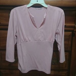 💀Soft Pink Stretchy Top $8 sz XL