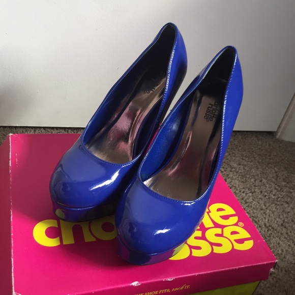 Blue Charlotte Russe heels. Size 8