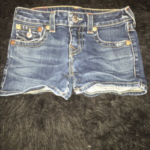 True religion Jean shorts size 10 in kids