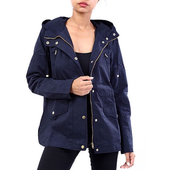 blue cargo jacket