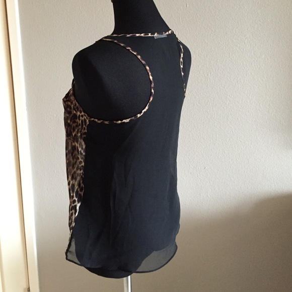 Leopard print sheer top - Picture 2 of 2