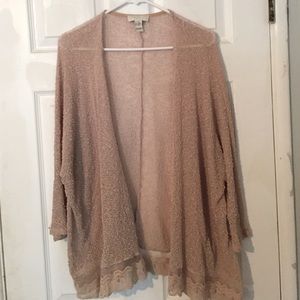 Foreve 21 knitted lace cardigan