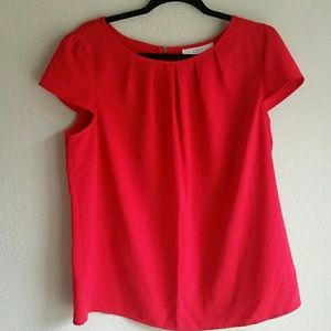 LOFT Red Blouse