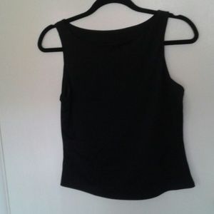 Plain black tank