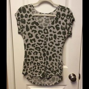 GUC leopard print Express top