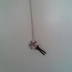 Dream catcher necklace