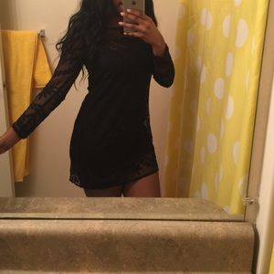 Cute black lace dress🎀
