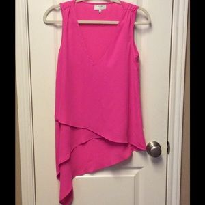 NWOT hot pink blouse