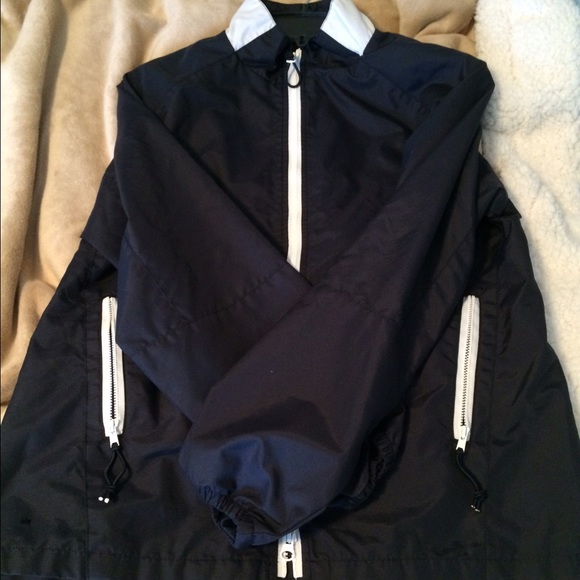 Blue and white waterproof jacket|GAP