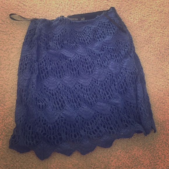 Mink Pink Moscato Lace Skirt - Picture 1 of 3