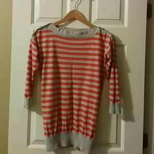 J. Crew, boat neck, light weight sweater