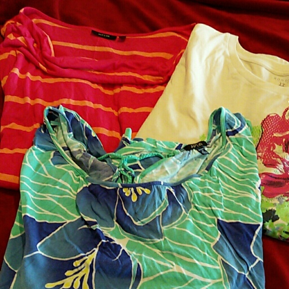 3 Fun casual tops 1X