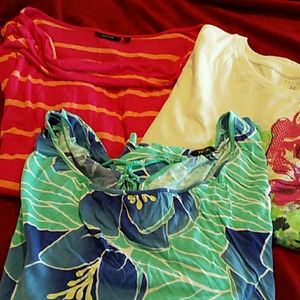 3 Fun casual tops 1X