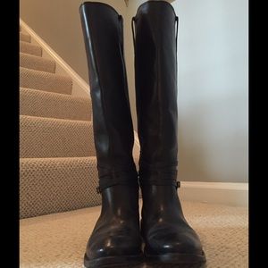Black Frye Riding Boots