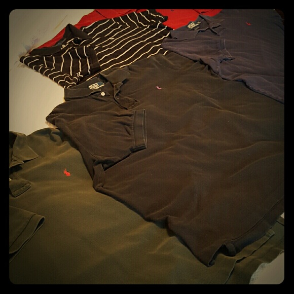 Gently Used MEN'S Short Sleeve Cotton Polos