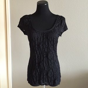 White House black market lace top