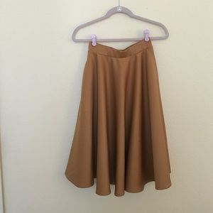 SOLD Scuba Full Circle Midi Length Skirt