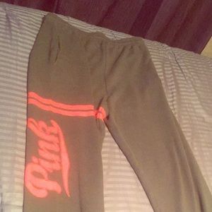 Pink sweatpants