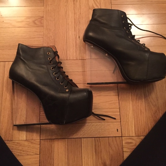 Jeffery Campbell Dina glass heel
