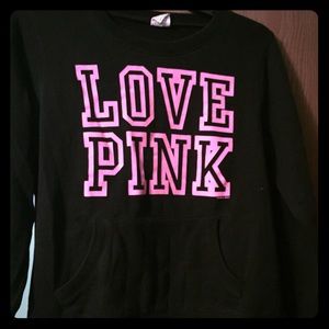 PINK crew neck sweatshirt
