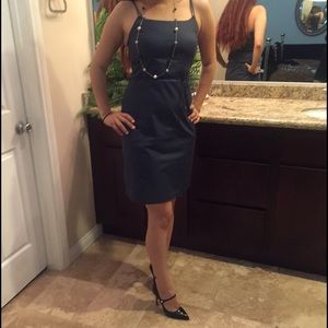 J.Crew navy blue dress