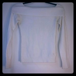 Off the shoulder sweater