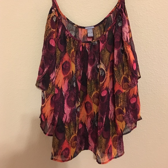 Charlotte Russe Tops - Charlotte Russe Burgundy Tank Top