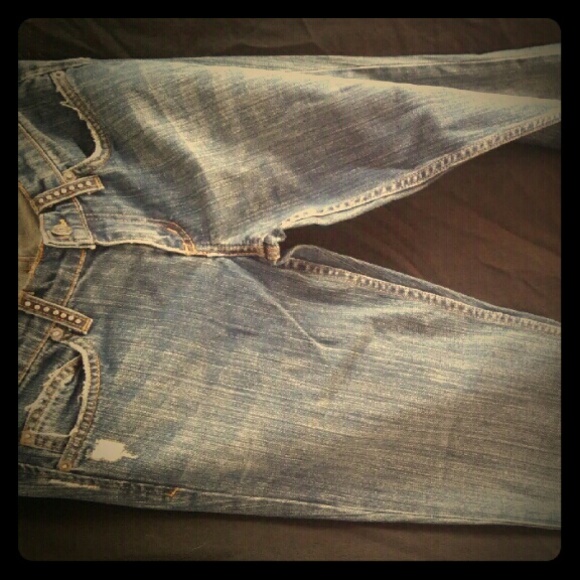 Juicy Couture flare jeans w/ studs