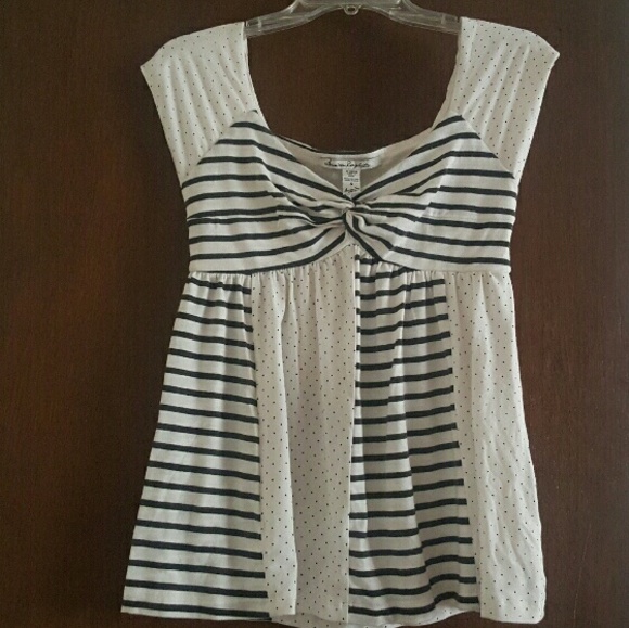 Dots and stripes American Rag Top