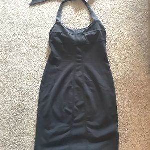 Black Athleta bandage dress with built in bra.