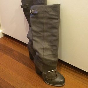 Tall Leather Boots