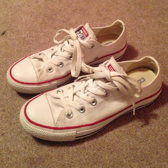 Womens white converse