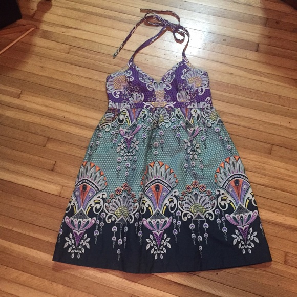 NWOT Express Patterned Sun Dress
