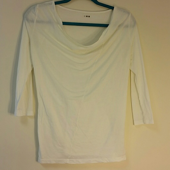 Sheer white blouse