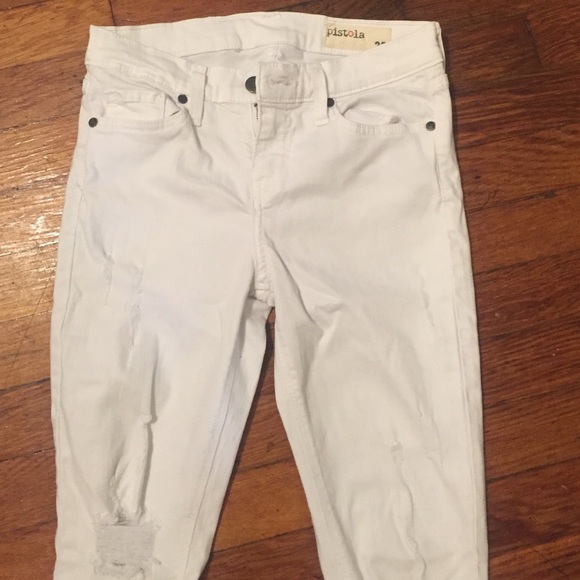 pistola white jeans