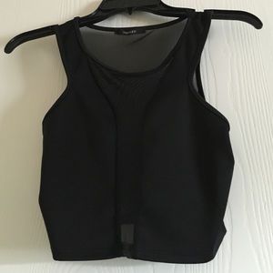 Mesh crop top