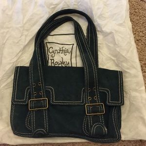 Authentic Cynthia Rowley suede purse