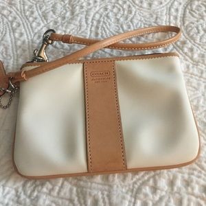 Small white Coach wrislet