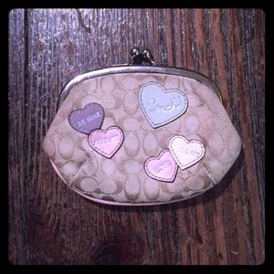 Coach Candy Heart Clutch
