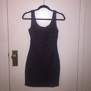 Textured grey soprano dress